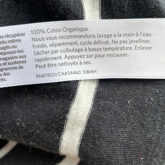 Eileen Fisher Stripe Organic Cotton Capri Pants - Picture 7 of 7